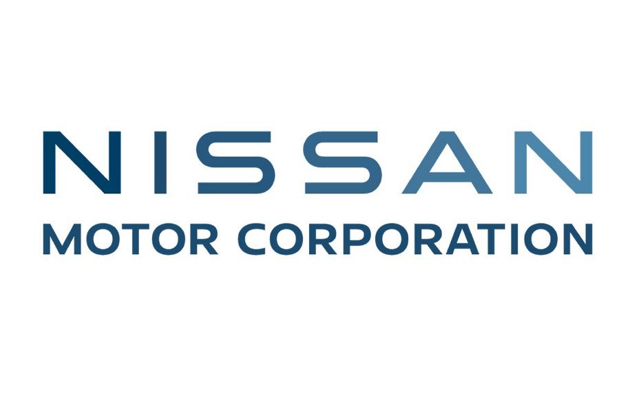 Logotipo azul de Nissan