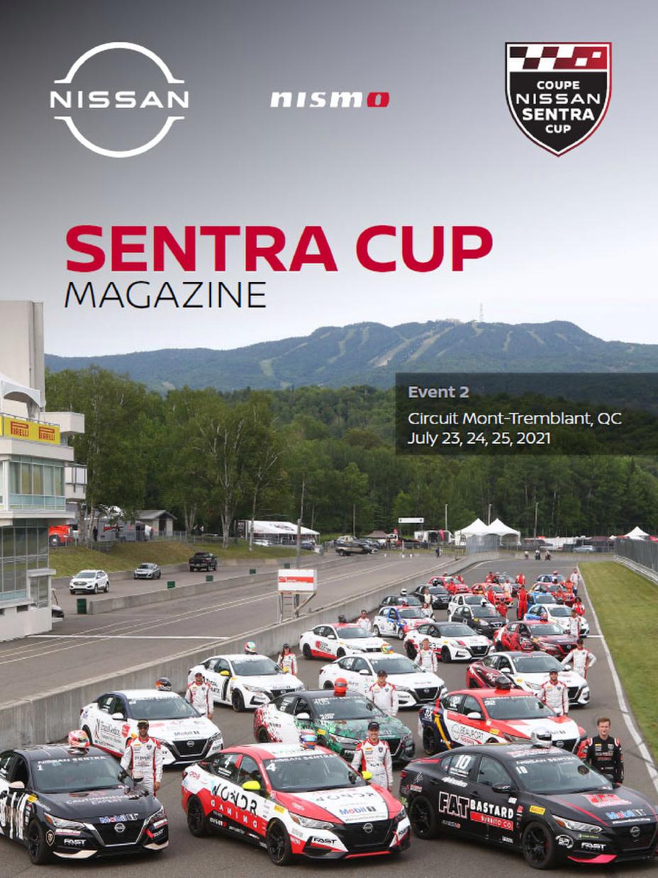 Sentra Cup Magazine cover.