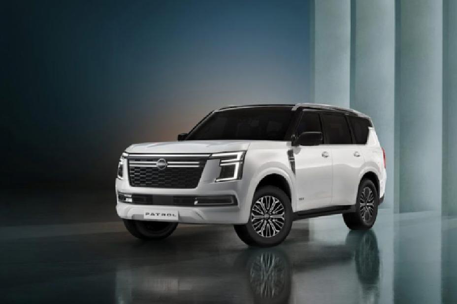 A photo of the Everest White with Black Roof All-New Nissan Patrol.