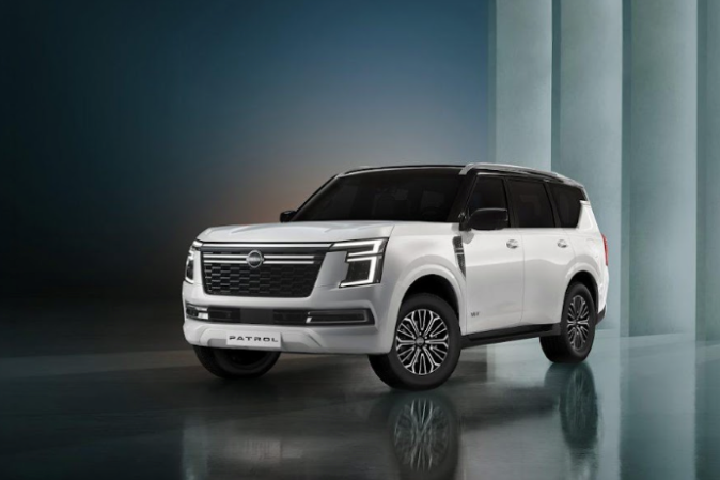 A photo of the Everest White with Black Roof All-New Nissan Patrol.