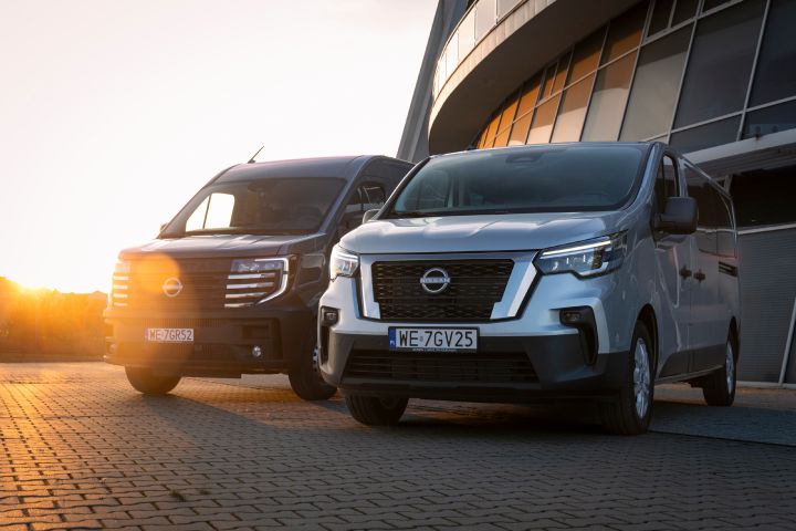 Ujęcie statyczne Nissan Primastar i Interstar