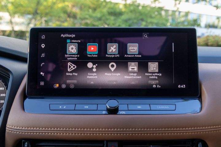 Nowy Nissan X‑Trail Tekna+ – wnętrze