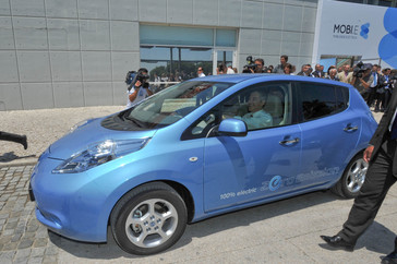 José Sócrates, Portuguese Prime Minister at MOBI.E Charging Station Unveil