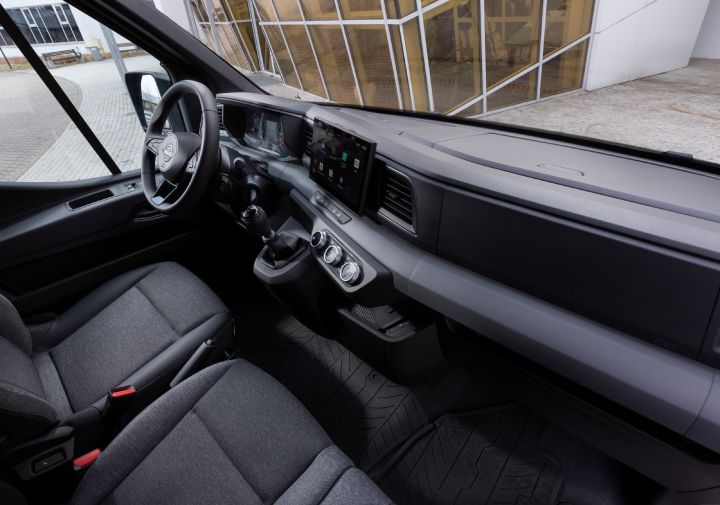 Ujęcie detalu wnętrza Nissan Interstar LCV