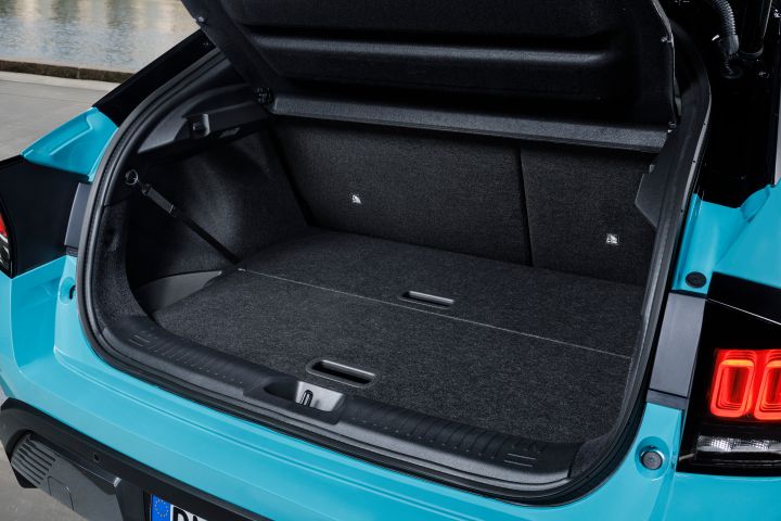 Detailaufnahme des Kofferraums vom neuen Nissan LEAF