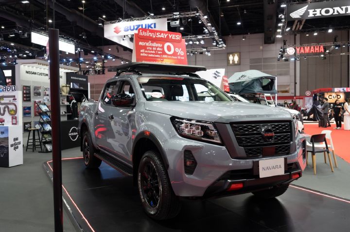 Nissan Navara showcased at Nissan booth
