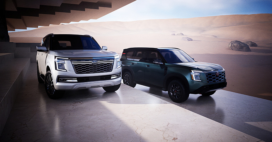Exterior static image of a 2026 Nissan Patrol and Nissan Armada