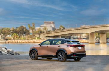 The all-new Ariya is Nissan's ultimate expression of style and technology, with each complimenting the other in aesthetics and function. Its 100% electric vehicle platform removed fundamental limitations and allowed designers to take new approaches to existing components.