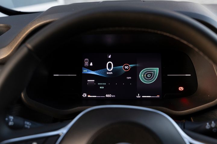 Ujęcie detalu wnętrza Nissan Primastar LCV