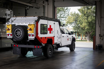 One-of-a-kind service vehicle is a TITAN XD Diesel Midnight Edition Crew Cab transformed into a mobile response unit built to serve in difficult conditions. Nissan’s purpose-driven Calling All TITANs campaign continues with a donation of the Ultimate Service TITAN to the American Red Cross in South Florida in October 2018.