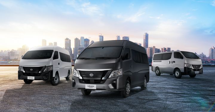 Nissan Urvan Cargo, Nissan Urvan Premium and Nissan Urvan Standard