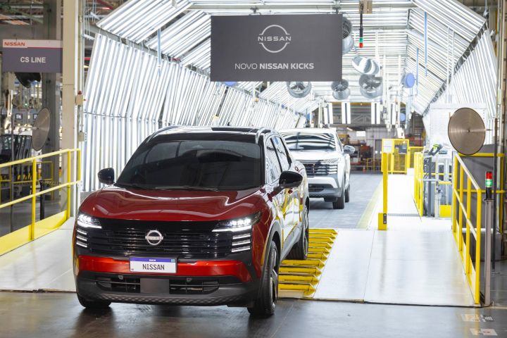 Novo Nissan Kicks na linha de produção