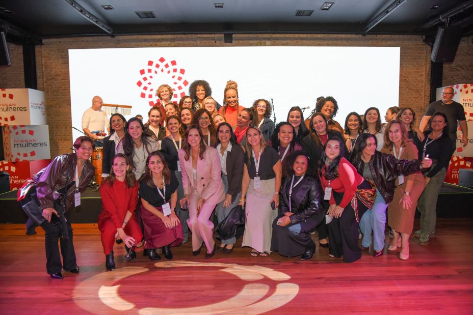 Colaboradoras de Nissan durante la sexta edición de Nissan Mujeres, celebrada en Brasil.