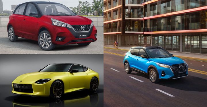 Nissan March, Nissan Kicks y Nissan Z