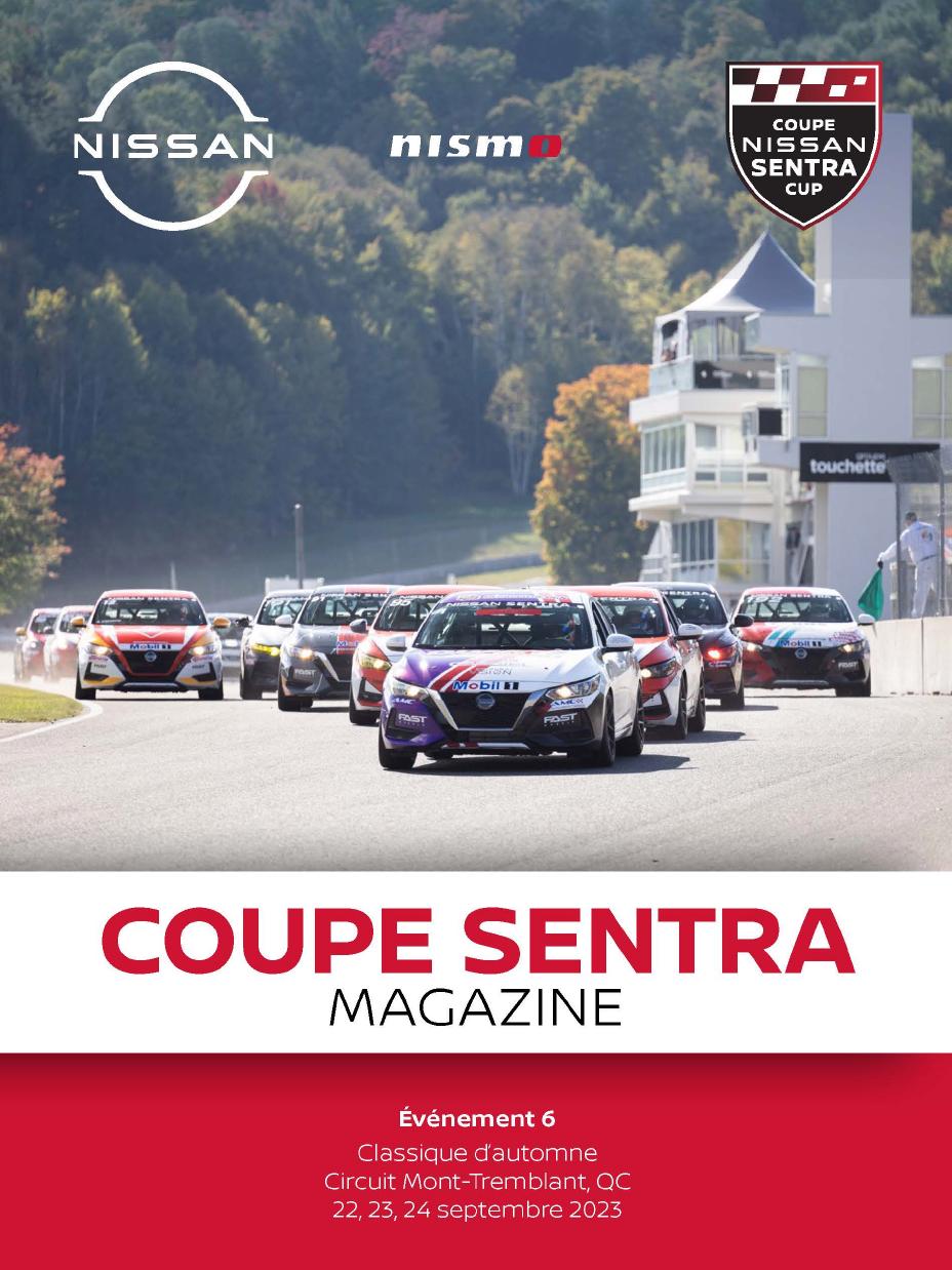 Couverture du magazine Nissan Sentra Cup de la sixième édition