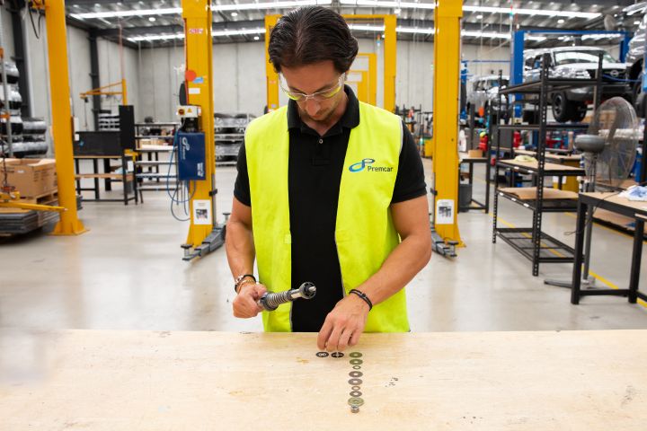 Over the course of development, Premcar engineers evaluated 137 damper codes and implemented more than 550 internal shim specification changes. Shims shown on table below.
