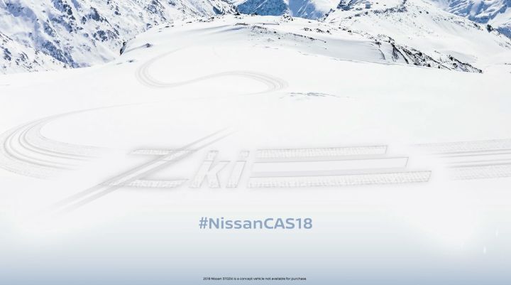 A teaser image for the Nissan 370Zki