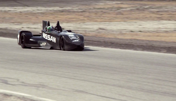 Nissan DeltaWing's First On-Track Test