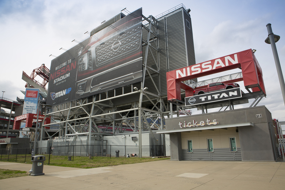 Nissan Stadium gets a new marquee sign