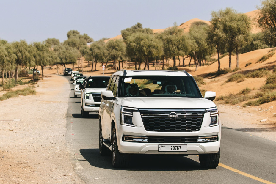All-new Nissan Patrol Platinum convoy