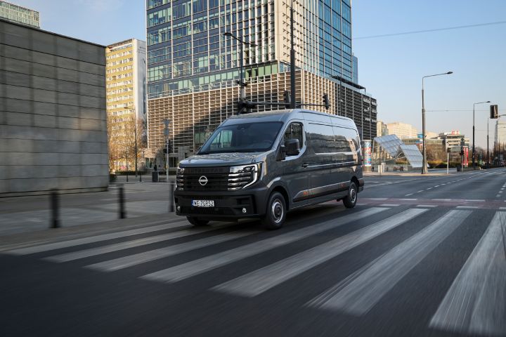 Ujęcie dynamiczne Nissan Interstar LCV