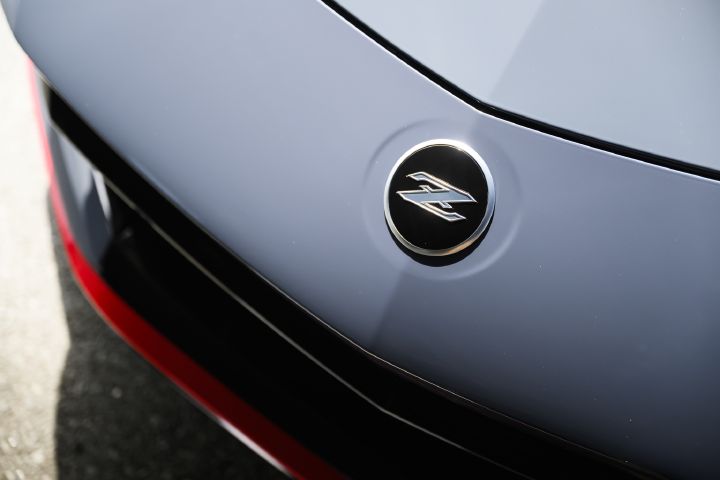 Close up of the "Z"