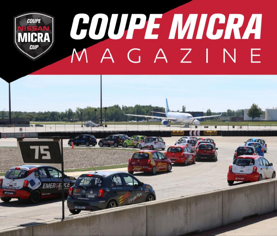 Une image faisant la promotion de la Coupe Nissan Micra