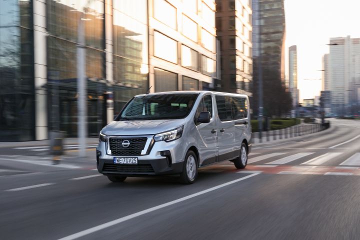 Ujęcie dynamiczne Nissan Primastar LCV