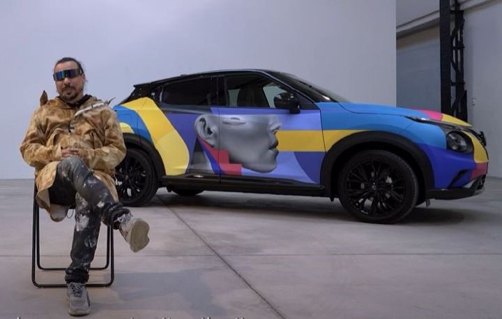 Nissan Juke et le street artist SKIO