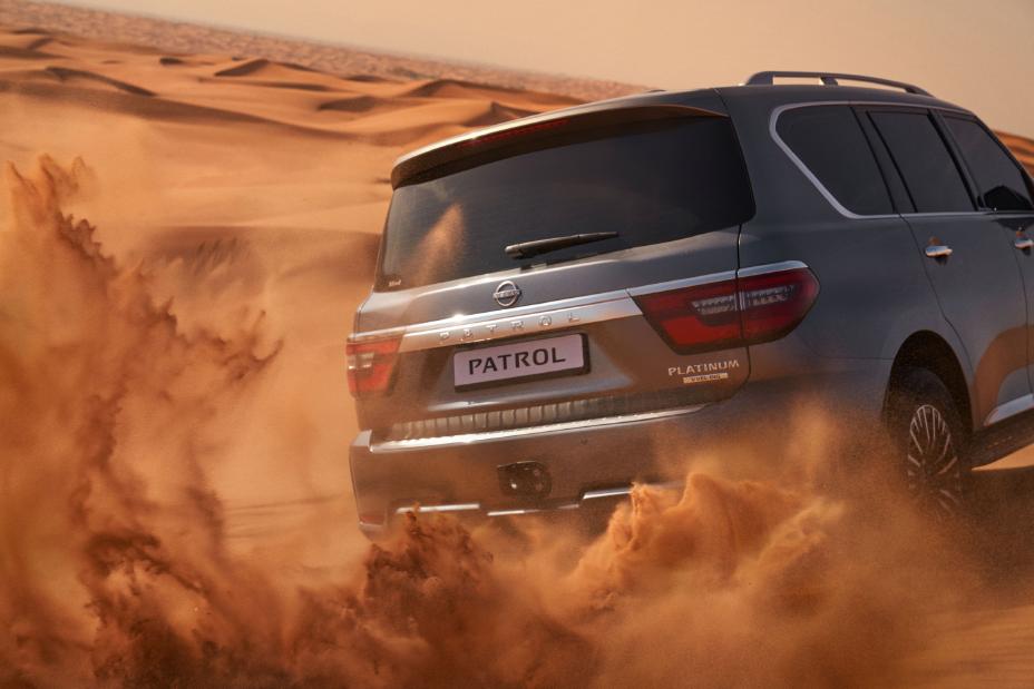 Nissan Patrol SUV exterior driving