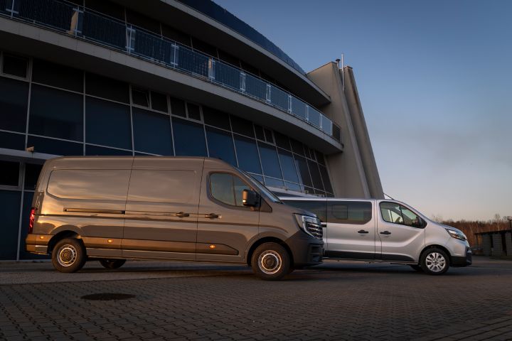Ujęcie statyczne Nissan Primastar i Interstar