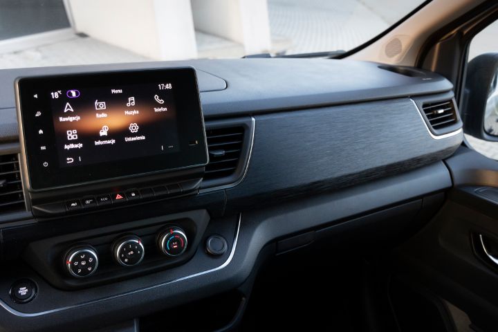 Ujęcie wnętrza Nissan Primastar LCV