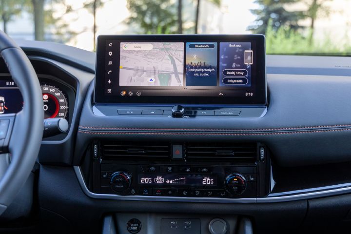 Nowy Nissan X‑Trail N-Trek – wnętrze