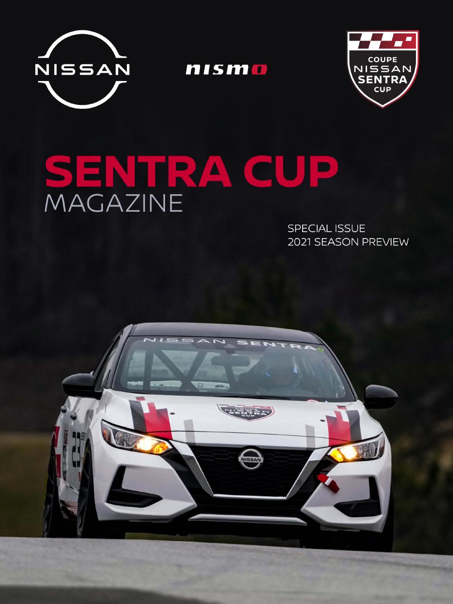 Nissan Sentra Cup magazine cover