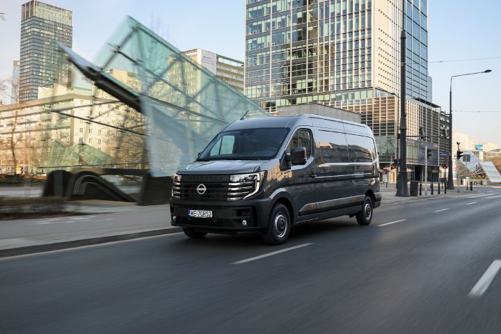 Ujęcie dynamiczne nadwozia Nissan Interstar LCV