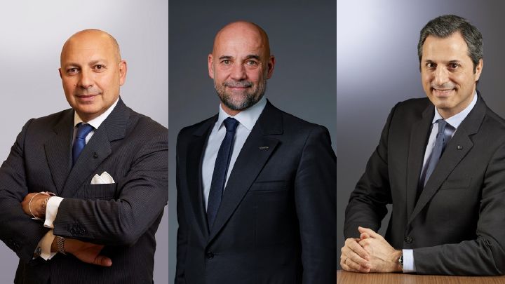 De gauche à droite : Massimiliano Messina, Guillaume Cartier et Victorino Esnaola.