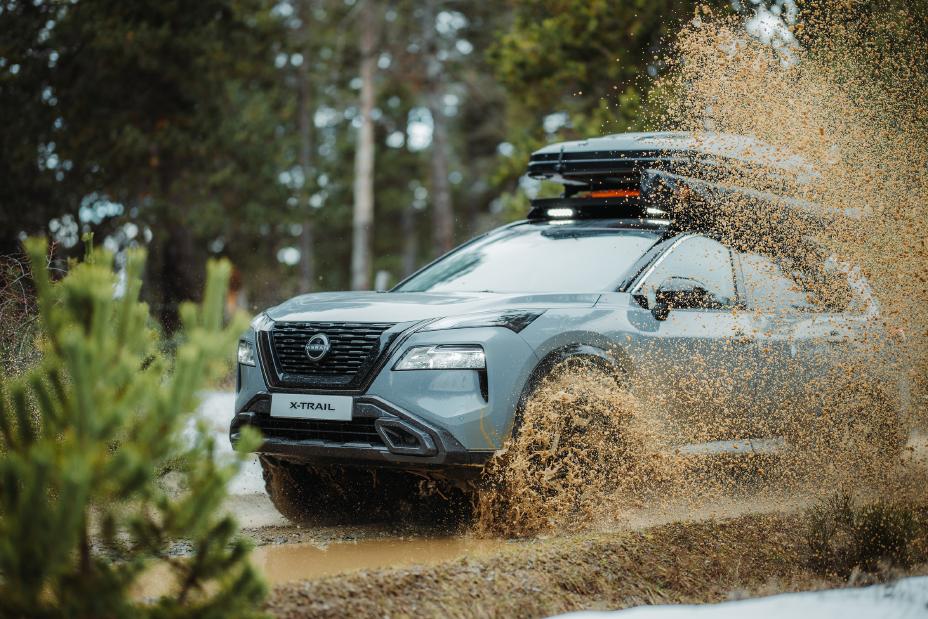 El nuevo X‑Trail Overlander en acción en pista