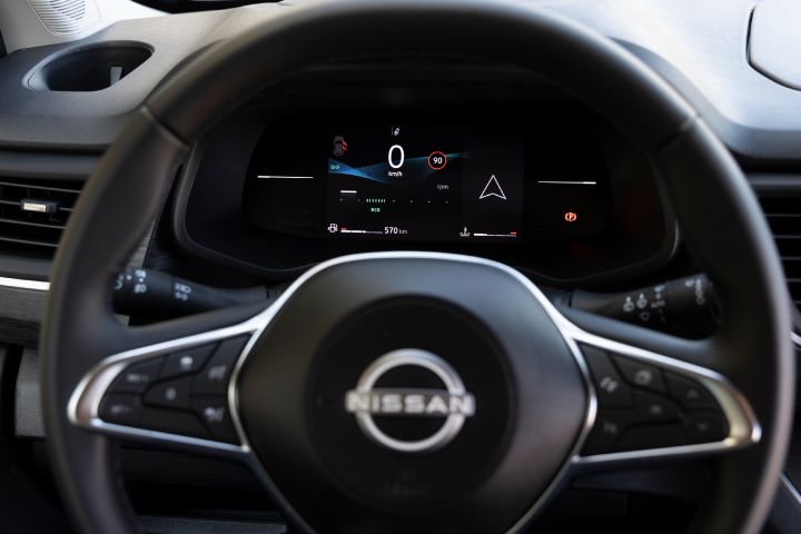 Ujęcie detalu wnętrza Nissan Primastar LCV