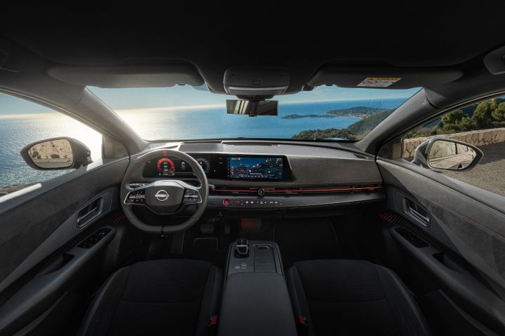Photo du cockpit du nouvel Ariya Nismo