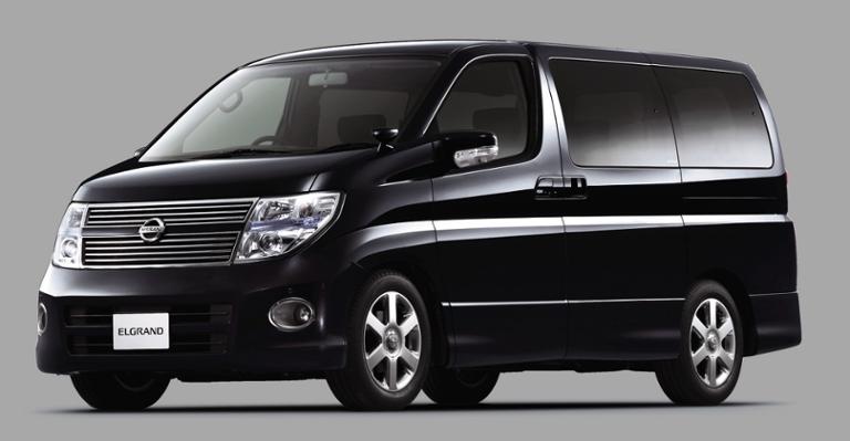 2007 Nissan Elgrand 250 Highwaystar Black Leather NAVI edition V