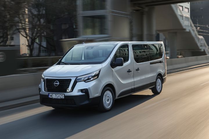 Ujęcie dynamiczne nadwozia Nissan Primastar LCV