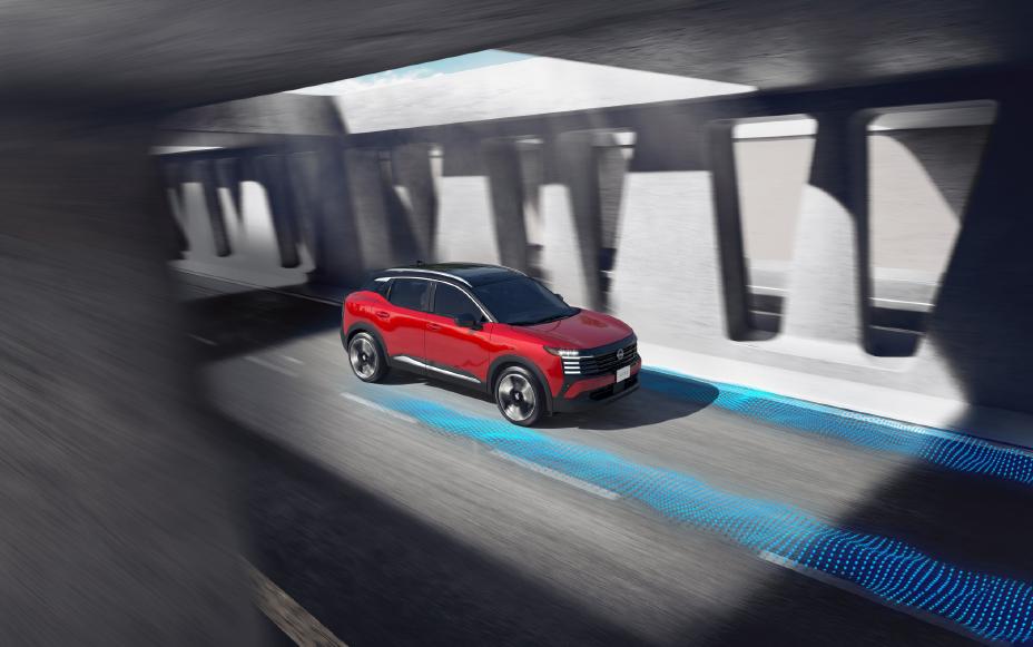 Foto del nuevo nissan kicks en tránsito