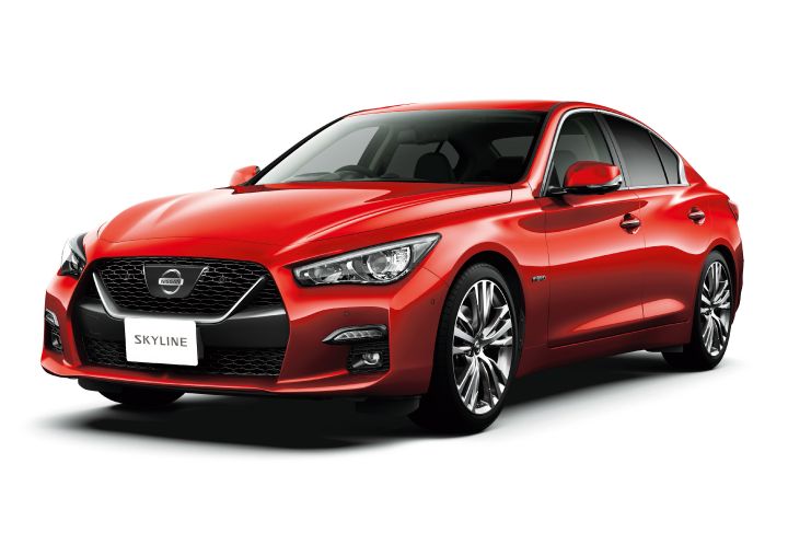 New Nissan Skyline orange in color
