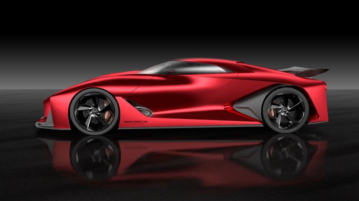 Nissan Concept 2020 Vision Gran Turismo gets a new color and