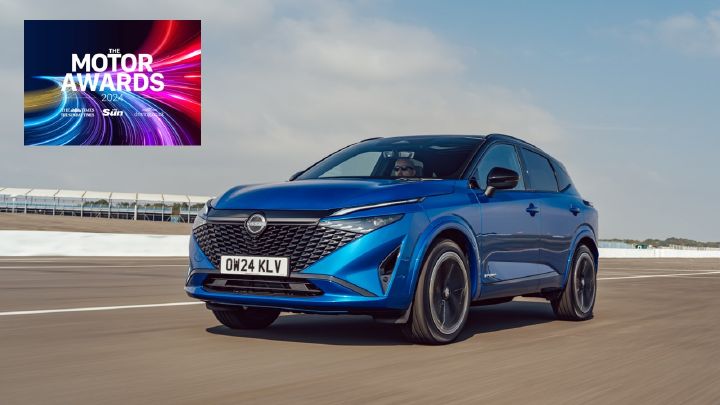 Qashqai zdobywa nagrodę za najlepszy układ napędowy w konkursie News UK Motor Awards