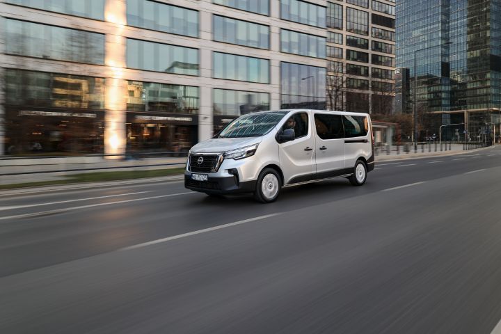 Ujęcie dynamiczne Nissan Primastar LCV