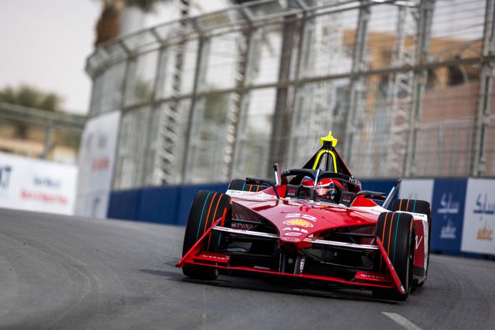 Oliver Rowland on track