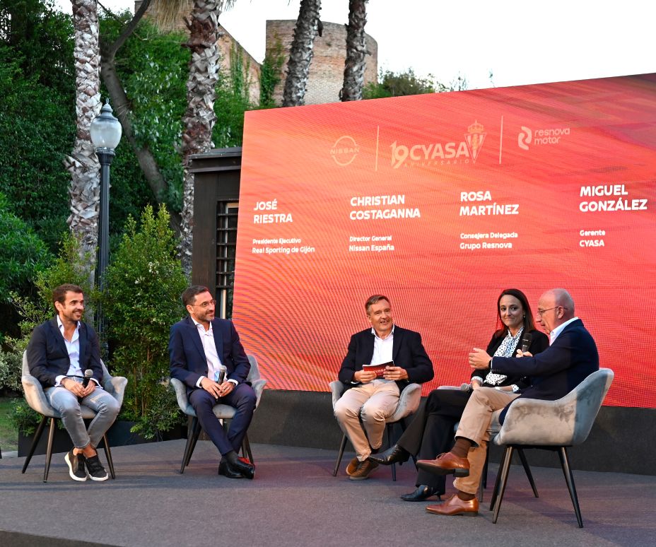 Christian Costaganna, Rosa Martínez Alonso, José Riestra y Miguel González