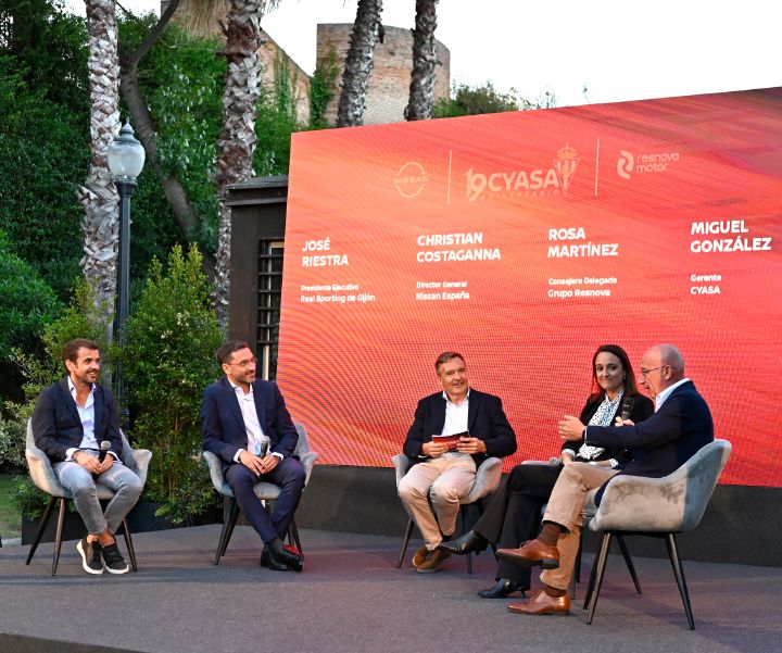 Christian Costaganna, Rosa Martínez Alonso, José Riestra y Miguel González
