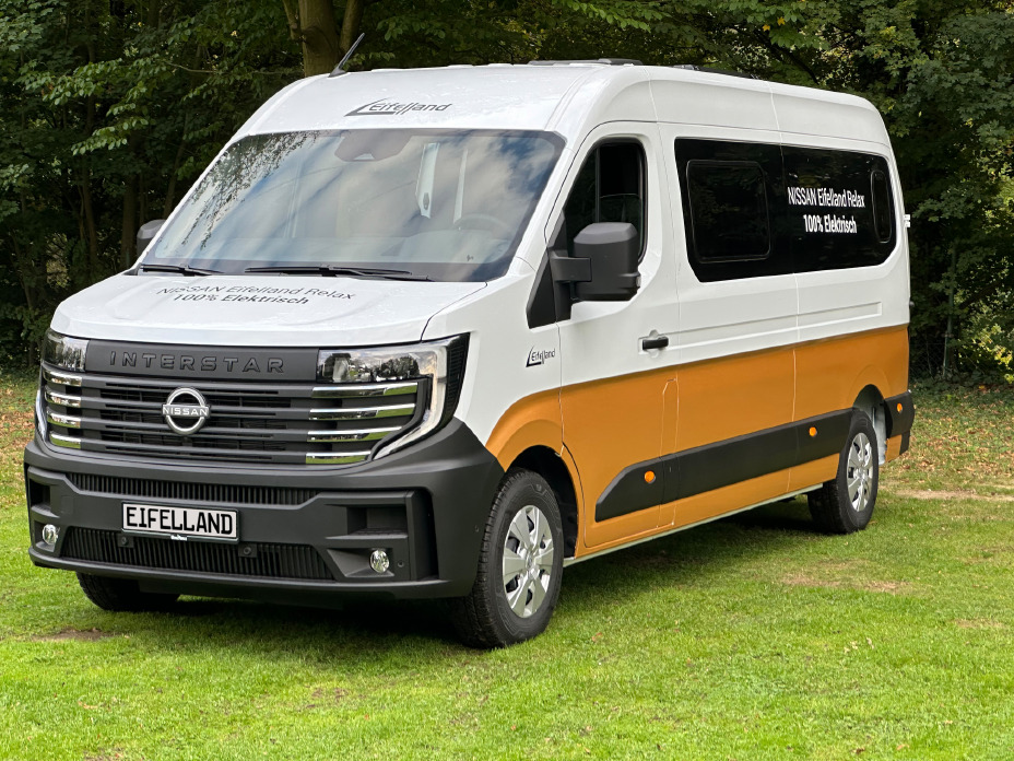 Außenansicht des umgebauten Nissan Interstar